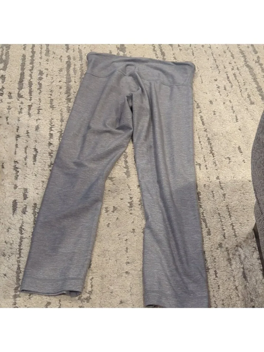 Lululemon Wunder Under Crop III Heathered Slate